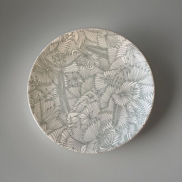 Peter Terris MCM Sweet Grass Dinner Plate 9.75in by Shenango China Rare - Picture 1 of 4
